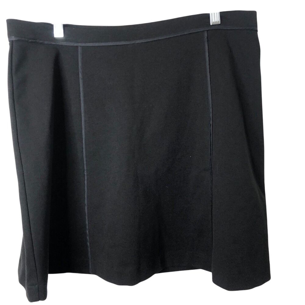 Michael Michael Kors NWT Women's Black Skirt Back Exposed Zipper Size 16